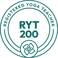 Yoga certification badge